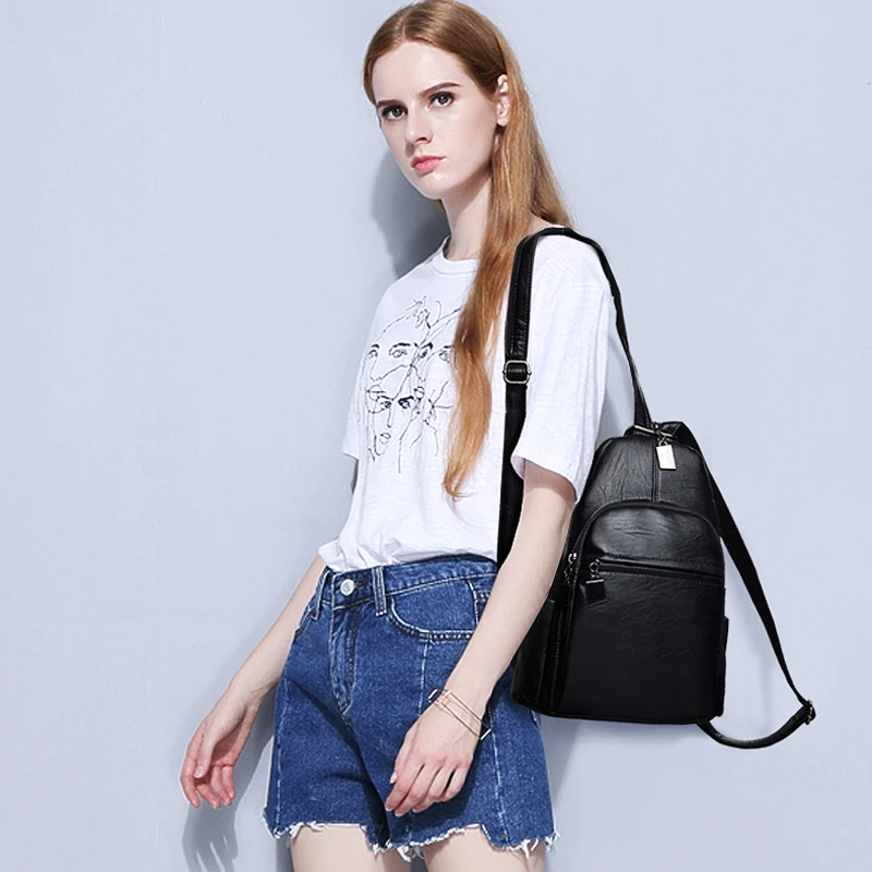 2018 Mochilas de cuero pequeñas para niñas bolso de hombro de viaje de alta calidad mochila femenina señoras mochila para niña nuevo 2018 Mochilas de cuero pequeñas para niñas bolso de hombro de viaje de alta calidad mochila femenina señoras mochila para niña nuevo
