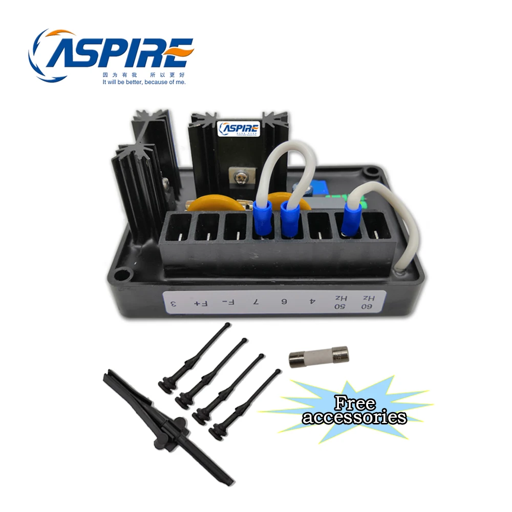 

Top Quality Aspire AVR AVC 63-4 Voltage Regulator, New Black Generator Parts AVR AVC63-4 FAST SHIPPING