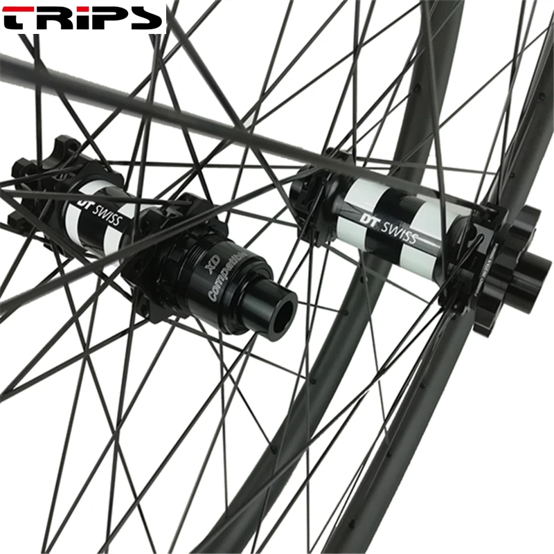 Углеродные mtb колеса 29er 27 мм ширина ассиметричная XC горный велосипед углеродная