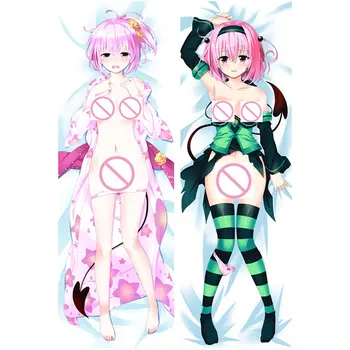 

Anime To Love pillow Covers Yuuki Rito Darkness Dakimakura case Sexy girls 3D Double-sided Bedding Hugging Body pillowcase T03A