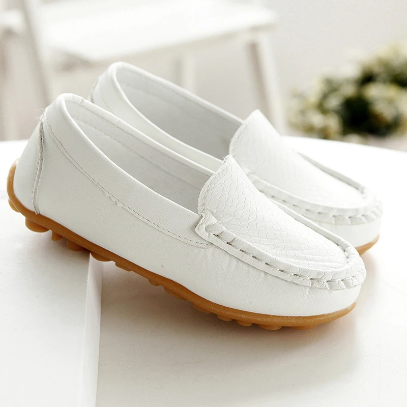 

Fashion Boys Casual Flats Loafers PU Leather Slip On Children Sneaker Spring Single Kids Shoes For Girl Zapatillas Ninos TX179