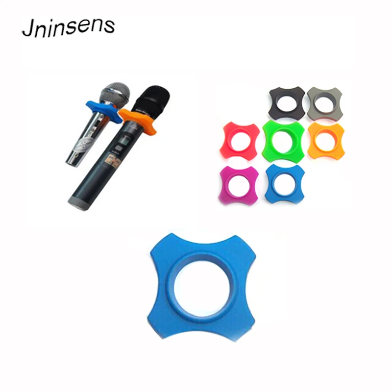 

Anti Slip Microphone Protection Soft Silicone Skid Proof Mic Anti-slip Base Non-skid Rolling KTV Replacement Mic Accessories