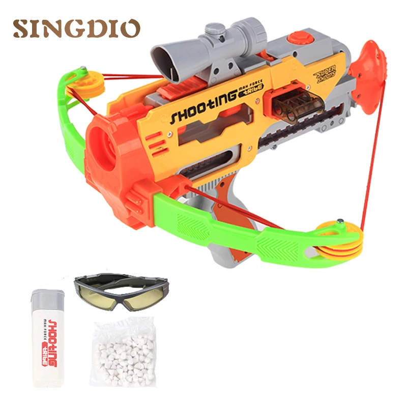 

2017 All new toys crossbow paper bullet soft bullet pistol long range Continuous firing include simulation party toy baby toy