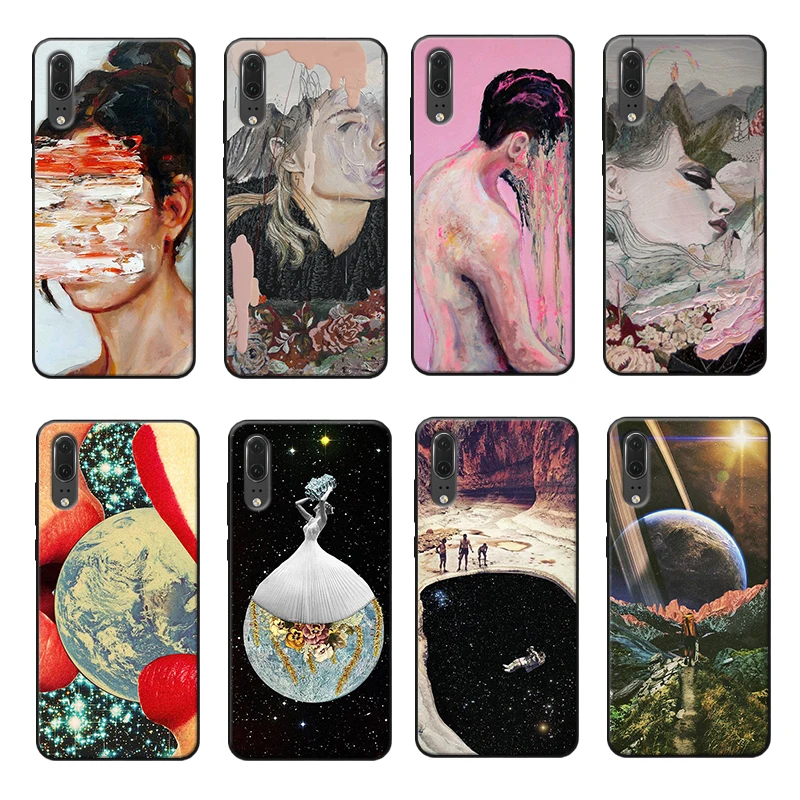 Trippy Phone Case Soft for Huawei P10 plus 20 pro P20 mate Lite Environmentally Friendly Material Cover |