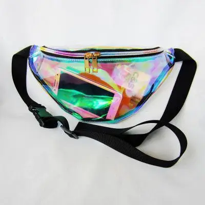 Поясная Сумка лазерная прозрачная поясная сумка Голограмма поясная сумка Bolsa Feminina поясная сумка - Цвет: tou ming