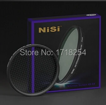 

NiSi 72mm Ultra thin Multi-Coated Variable Adjustable V-Cross Screen Star Filter ( 4X 8X 4 Point 8 Point ) 72 mm