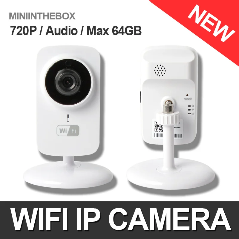 1.0MP Mini Wifi IP Camera Wireless Baby Monitor 720P HD CCTV Camera Security iPhone Android P2P Home Protection Remote Cam 1.0MP Mini Wifi IP Camera Wireless Baby Monitor 720P HD CCTV Camera Security iPhone Android P2P Home Protection Remote Cam