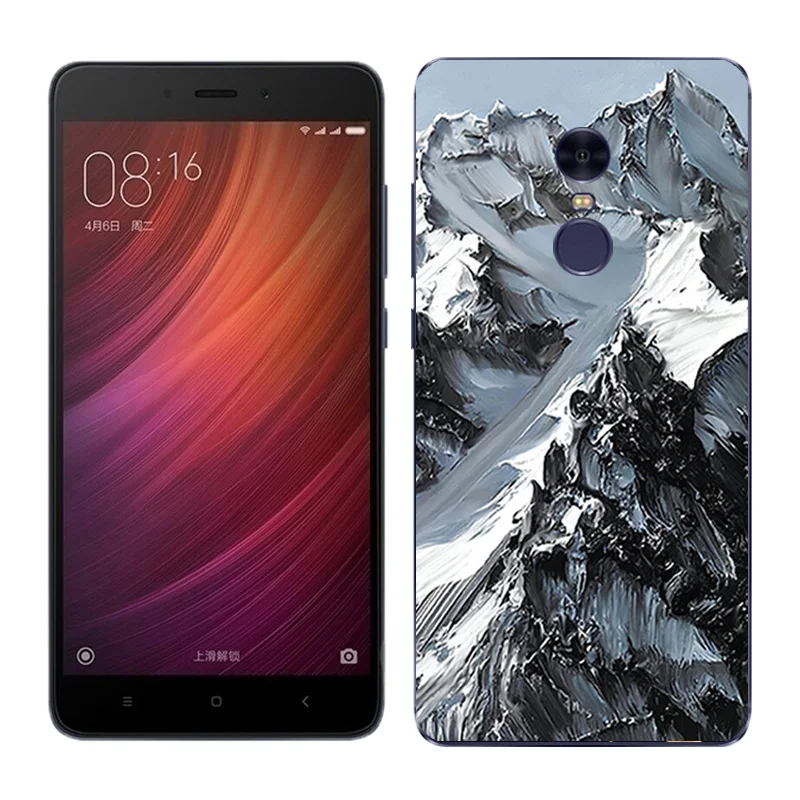 Чехол для Xiaomi Redmi Note 4 Note4 силиконовый чехол с рисунком морского песка задняя