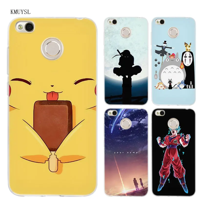

KMUYSL Japanese films Anime Cartoon Comic art TPU Transparent Soft Case Cover for Xiaomi Redmi Note 4X 4 4A 5 Mi A1 Plus