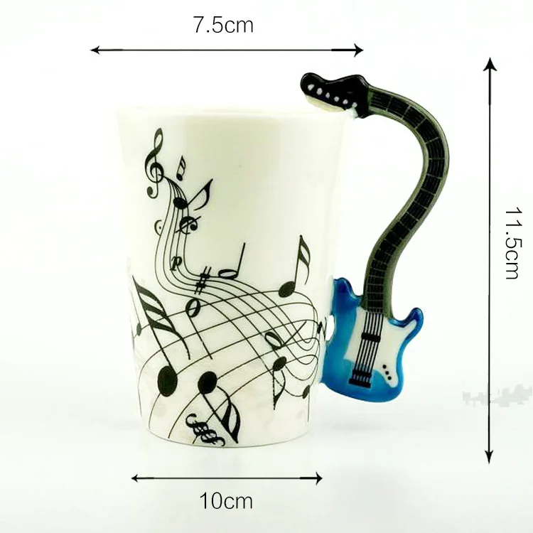 Креативная музыкальная керамическая чашка индивидуальная музыкальная нотка Молочный Сок лимонная кружка кофейная чайная чашка домашняя офисная питейная посуда кружки новые подарки