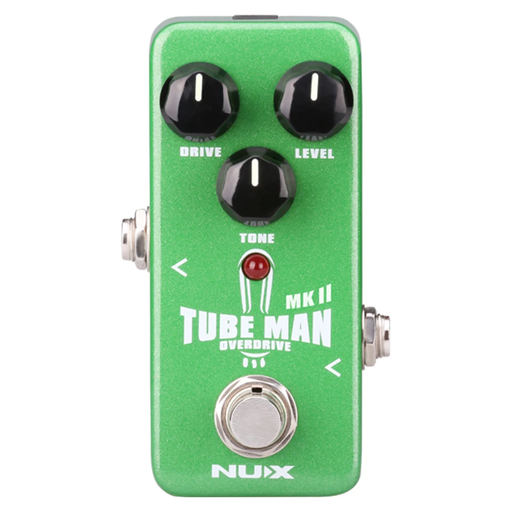 NUX Tube Man MKII Overdrive Гитара педаль электрический бас гитара аксессуары FX True Bypass|Детали