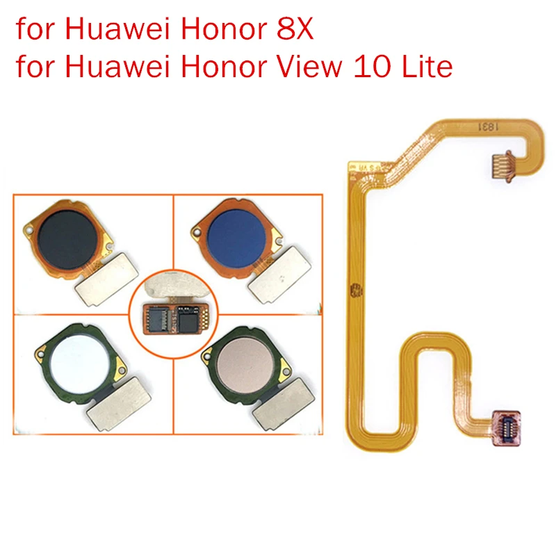 Для huawei Honor 8X сканер отпечатков пальцев Разъем Главная кнопка Ключ Touch ID гибкий кабель запасные части тест QC