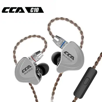 

CCA C10 4BA+1DD Hybrid In Ear Earphone HIFI DJ Monitor Running Sport Earphone Headset Earbud With Detacable Upgraded Cable