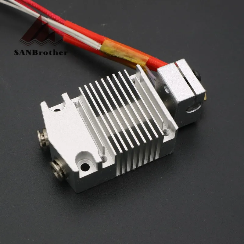 العملاق و الوهم الطارد 2 في 1 خارج 2 الألوان Hotend بودين مع تيتان/بلدغ الطارد ل 3D طابعة i3 12 V/24 V.