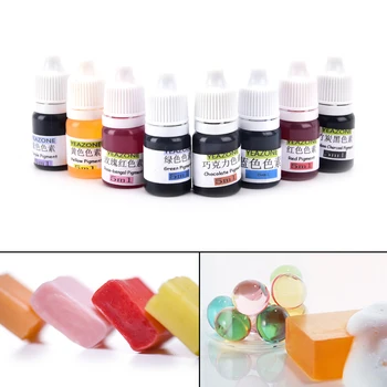

5ml Handmade Soap DYE Pigments Colorant Toolkit Materials Hand Made Soap Base Colour Liquid Pigment 8 Colors
