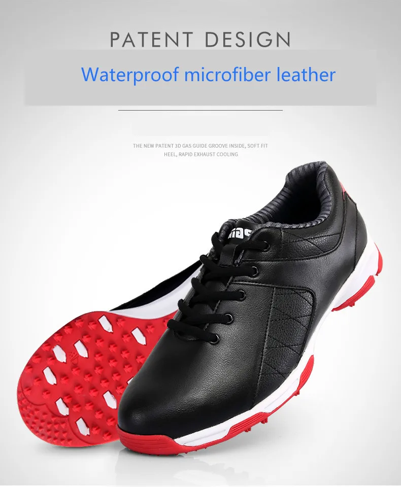PGM обувь для гольфа летние противоскользящие дышащие кроссовки для мужчин супер водонепроницаемая Мужская Спортивная обувь Большие размеры - Цвет: one