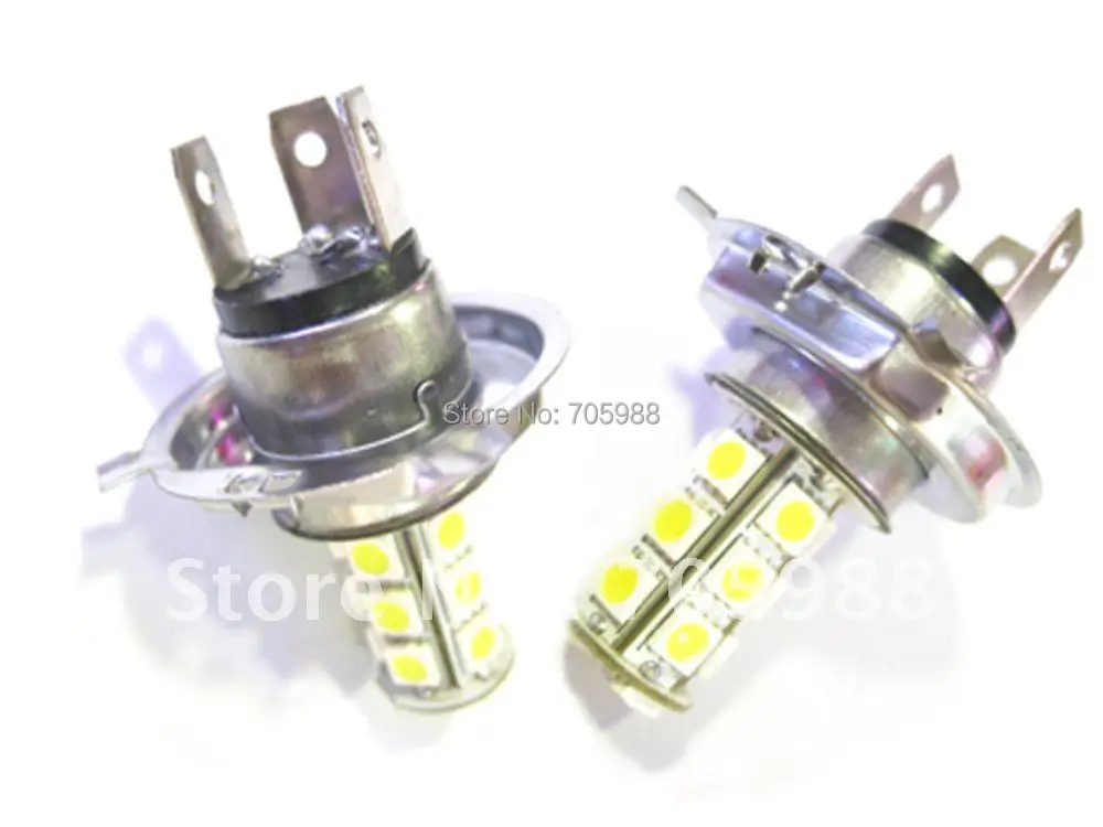 

One pair H4 LED Auto Fog Light LED Car 18LED SMD White Bulbs Lights 12V LED car fog Lamps