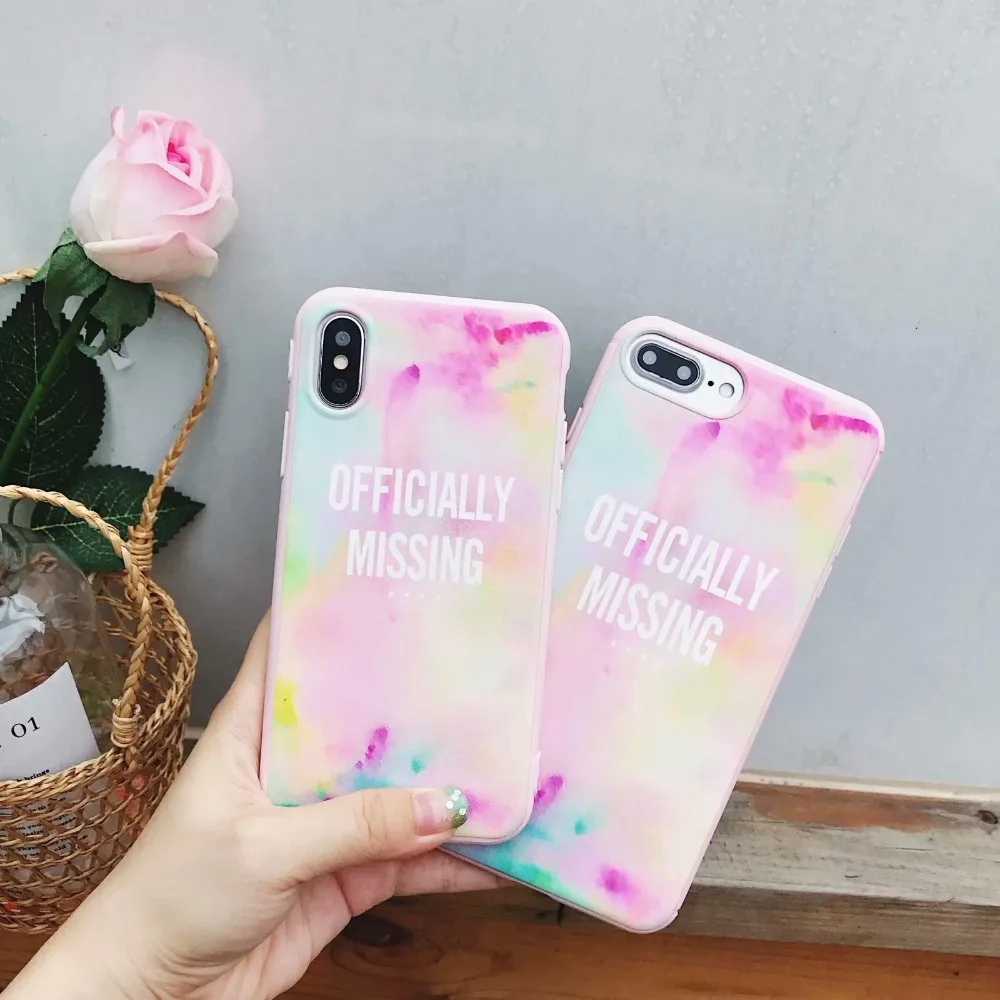 

English alphabet Silicon Phone Case For iPhone 7 candy colorful letter phone Cases For iPhone X 7plus 6 6S Plus soft tpu cover
