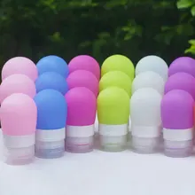 Мягкий дорожный Упаковочный пресс/Портативный Силиконовый разлив по бутылкам 1pc38ml/60 ml/80 ml пустая бутылка для лосьона, шампуня, ванны контейнер