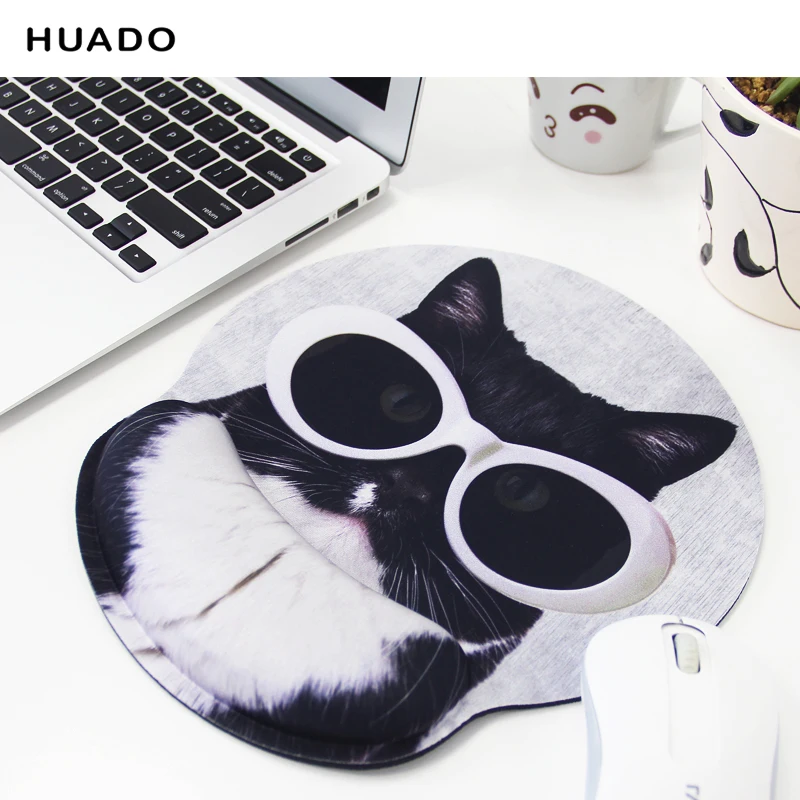 wrist holder mouse pad Soft memory foam Ergonomic mouse mat with gel