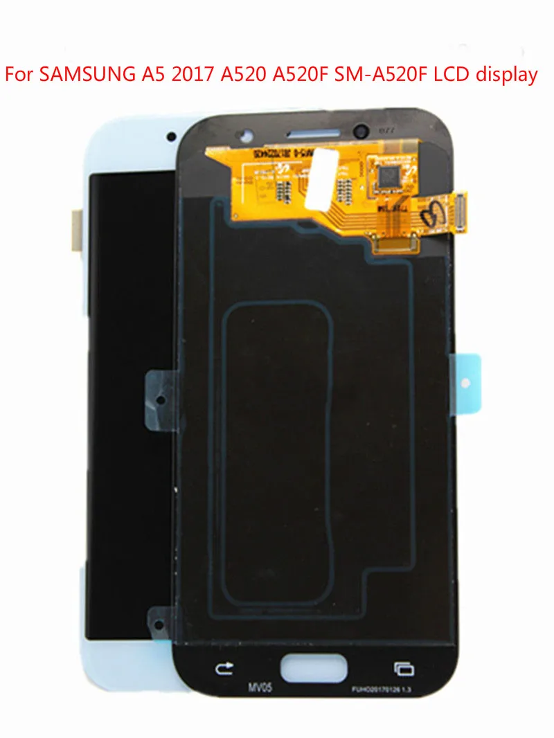 

100%Original AMOLED LCD display for SAMSUNG Galaxy A5 2017 Display Touch Screen Digitizer A520 A520F SM-A520F Replacement Parts