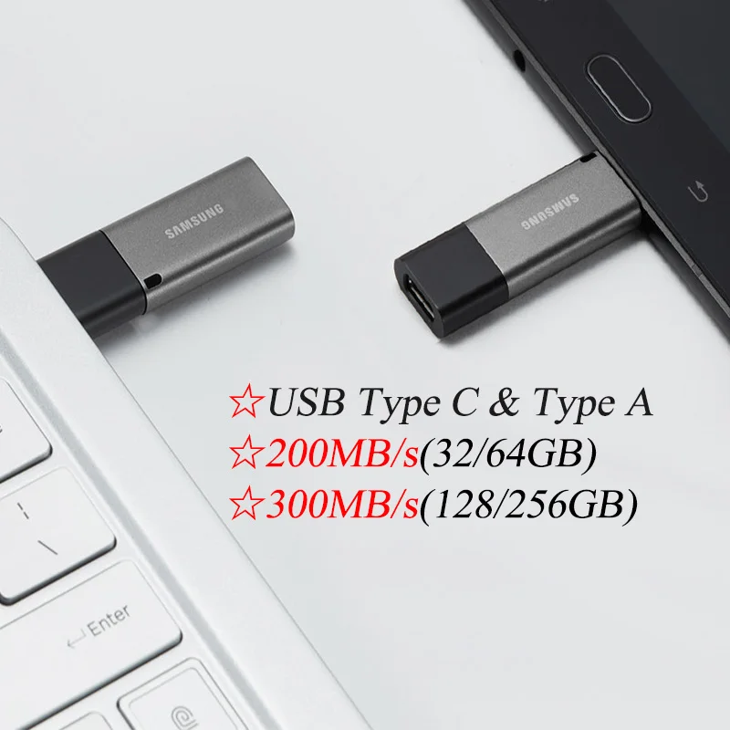 SAMSUNG USB флешка диск 32 г 64 128 256 накопитель 3 1 Тип C флешки Memory Stick смартфон планшетный