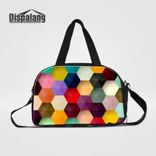 Dispalang Модные женские дорожные сумки складные выходные сумки Красочные шестигранные большие вместительные дорожные сумки женские багажные сумки