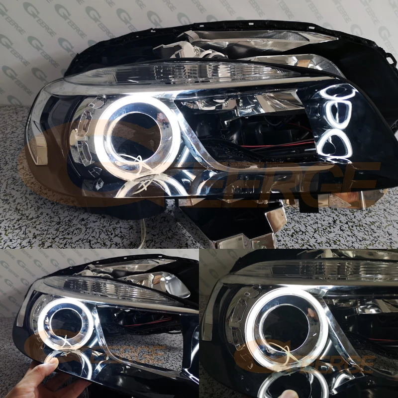 Для Renault Koleos samsung QM5 2012 2013 ксеноновая фара отличное Ультра яркое освещение CCFL ангельские глазки комплект Halo Кольцо