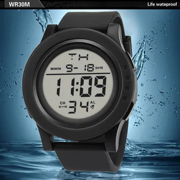 

Sport Watch LED Digital Quartz Men Wrist Watches Waterproof Military Date Army Outdoor Analog Adjustable Band Smart Luxury F307