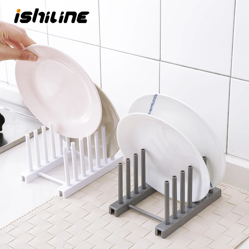 Pod Lid Rack Kitchen Organizer Dish Tray Shelves Plastic Dish Drainer Stainless Steel Spoon Holder Stand Kitchen Accessories