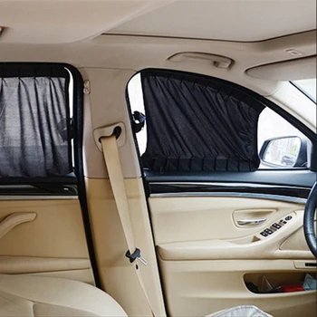 

Sunshade Car Curtains Black Car Sun Shade For Side Window UV Protection Automobiles Interior Accessories Car Styling