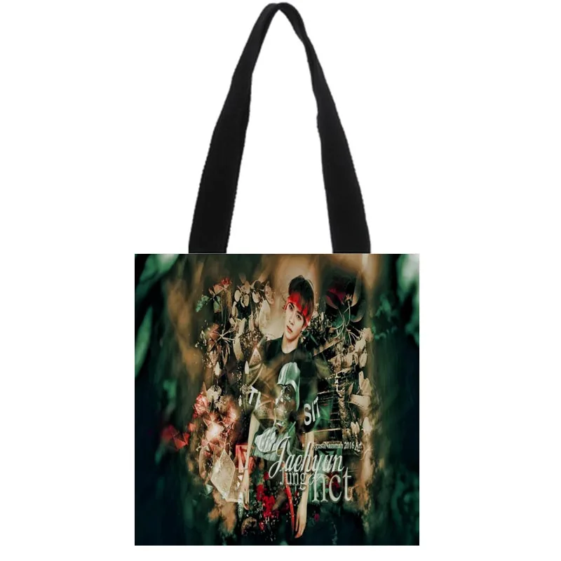

Hot Sale KPOP JaeHyun printed bags for women 2019 Canvas Tote Bag 30x35cm,35x40cm Handbag Customize your image