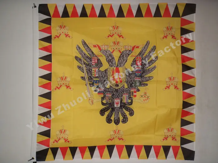 Императорский флаг Австрия Венгрия (До 1915 года) 120x см (4x4 фута) г 100D полиэстер