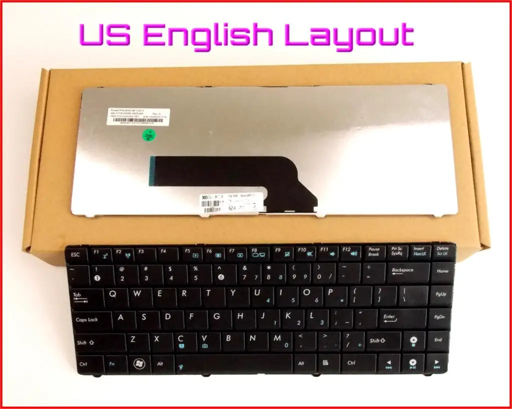 Новая клавиатура для ASUS K40 K40AB K40AN K40E K40IJ K40IN K40IL K40IP A41 A41ID A41IE A41IN английская версия |