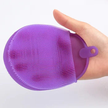 

1PC Kitchen Magic Silicone Dish Bowl Cleaning Brushes Scouring Pad Pot Pan Easy To Clean Antibacterial Wash Brush LB 367
