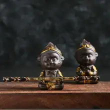 Китайский чай boccaro обезьяна животные для украшения кунг-фу пуэр чайный набор Обезьяна Король чайные аксессуары играть в воду