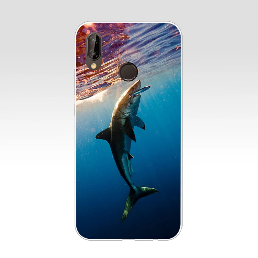 212WE ocean Whale Sharks fish Мягкий силиконовый чехол из ТПУ для Honor 10 huawei p 20 30 lite y5 2018 p30 Pro mate