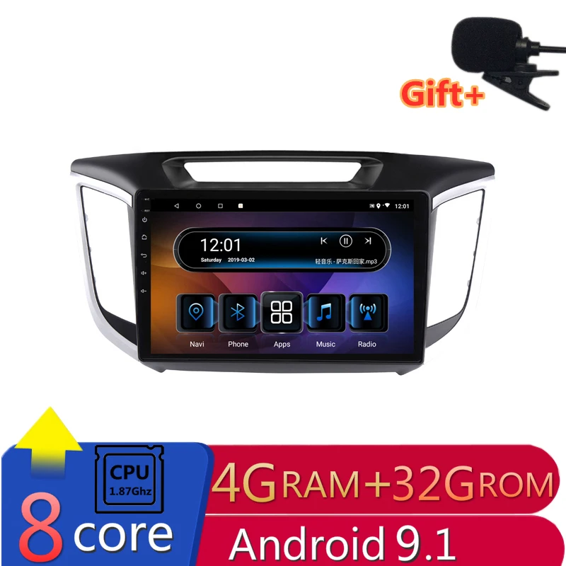 Cheap 10.1" 4G RAM 8 cores Android Car DVD GPS Navigation For HYUNDAI IX25 CRETA audio stereo car radio headunit bluetooth wifi 0 Cheap 10.1" 4G RAM 8 cores Android Car DVD GPS Navigation For HYUNDAI IX25 CRETA audio stereo car radio headunit bluetooth wifi 0