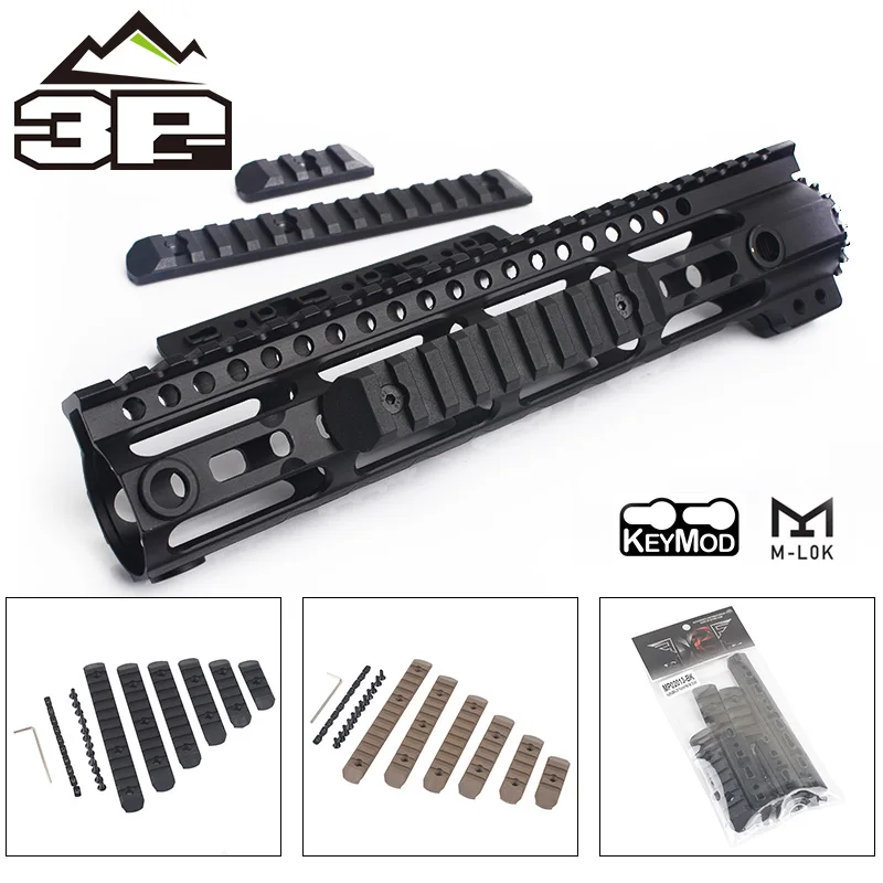 

WADSN Airsoft Tactical KeyMod M-LOK Polymer Set (6 pcs) Picatinny Rail Cover Handguard Protection Mount Softair MP02013