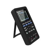 Hantek Osciloscópio 3in1 Digital + Canais Waveform Generator + Multímetro Portátil USB 2 40mhz 70mhz Ferramentas Medidor de Teste do Display LCD