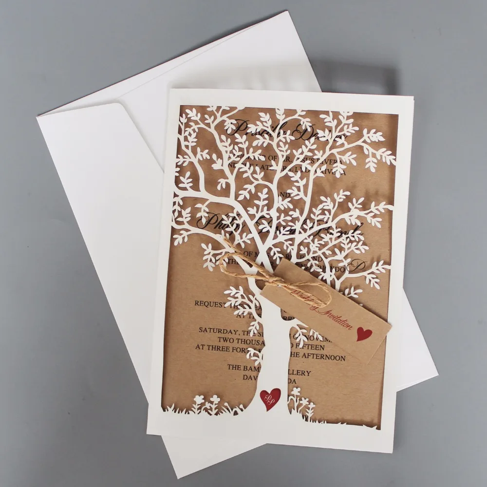 Tree Wedding Invite
