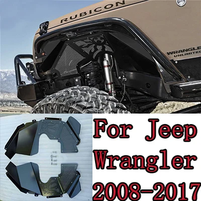 Bolaxin колесо брови крыло внутренний фон кабина защита декоративная пленка декоративные огни лампа для Jeep Wrangler - Цвет: no light