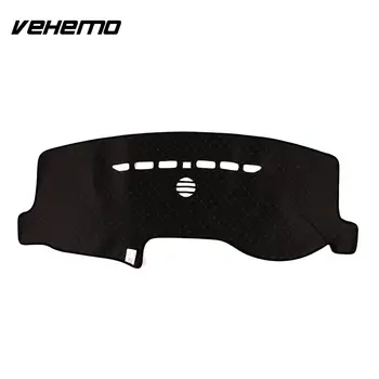 

Vehemo Silicone Slip Dashboard Cover Shades Sun Cover Pad Black Dashboard Mat Auto Interior for Mondeo 2013-Present Dash Parts