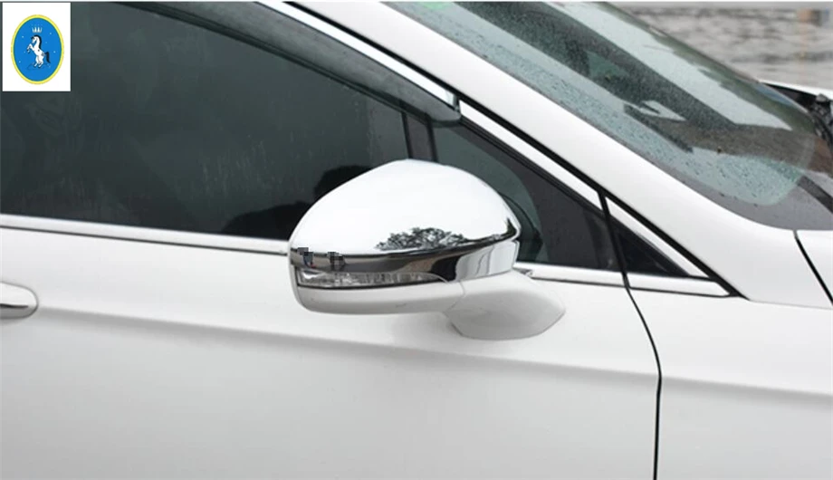 

New Style For Ford Mondeo / Fusion 2013 2014 2015 2016 ABS Outside Door Rearview Mirror Frame Cover Cap Trim 2 Pcs / Set