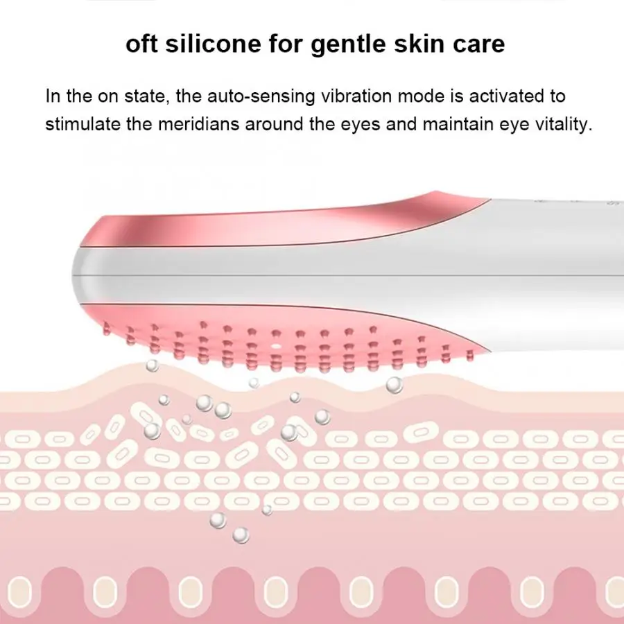 Электрический термальный массажер для глаз, прибор для ухода за глазами, прибор для удаления морщин, темных кругов, отечности, массажный инструмент для релаксации
