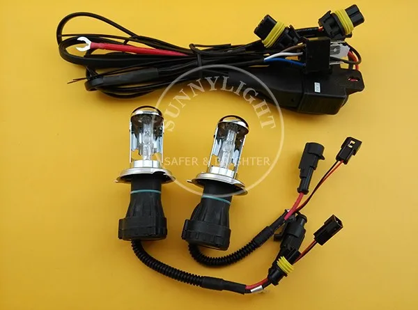 CNSUNNYLIGHT 55 Вт HID Xenon конверсионный комплект H4 hi/lo H4-3 12V55W Высокое качество AC для автомобильных фар