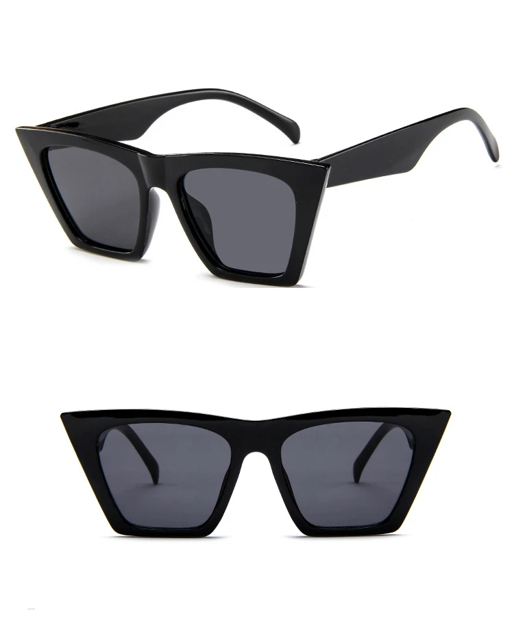 2018 New Cat Eye Women Sunglasses Shaped Sun Glasses Female Eyewear Blue SunglassesAccessories Brand Designer Fashion Shades plastic UV400 (7)