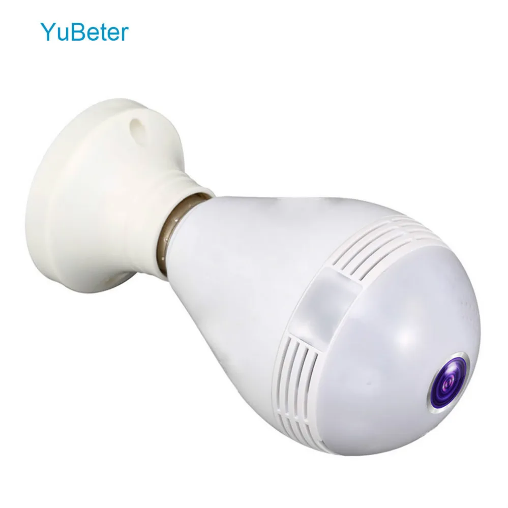 

YuBeter 960P Panoramic WiFi Camera 360 Degree Wireless Network Camera Bulb Fisheye Lens Home Security CCTV Video Surveillance