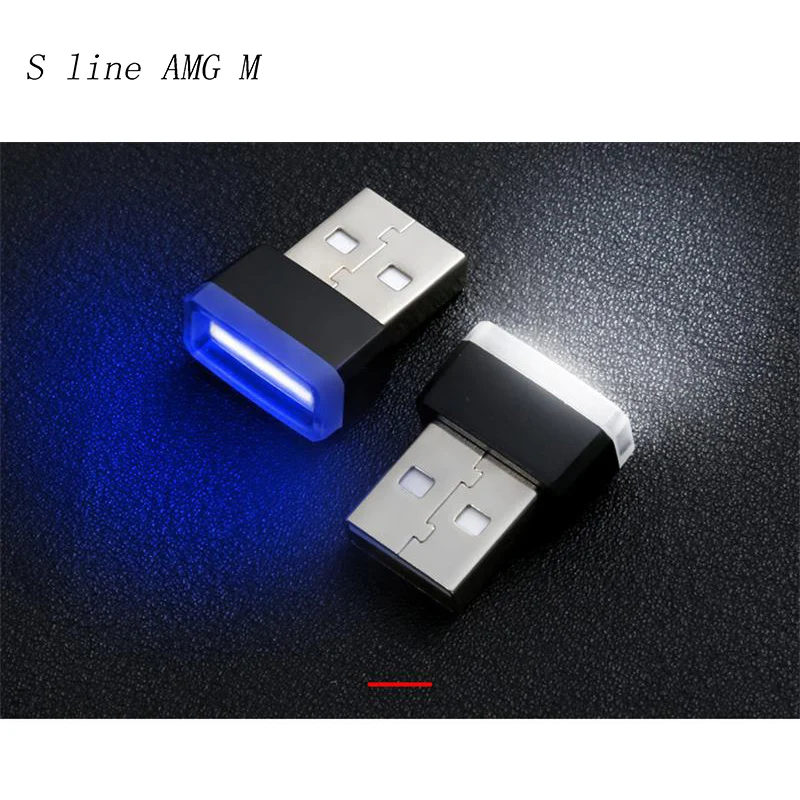 Автомобильный декоративный подстаканник светильник USB для Mercedes Benz w203 w204 W205 w211 w124
