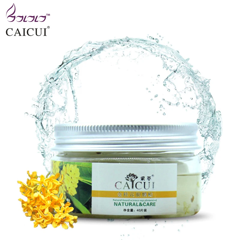 

moisturizing for eye mask collagen gel osmanthus patches beauty eye skin care anti-puffiness dark circles anti-wrinkle eyes care
